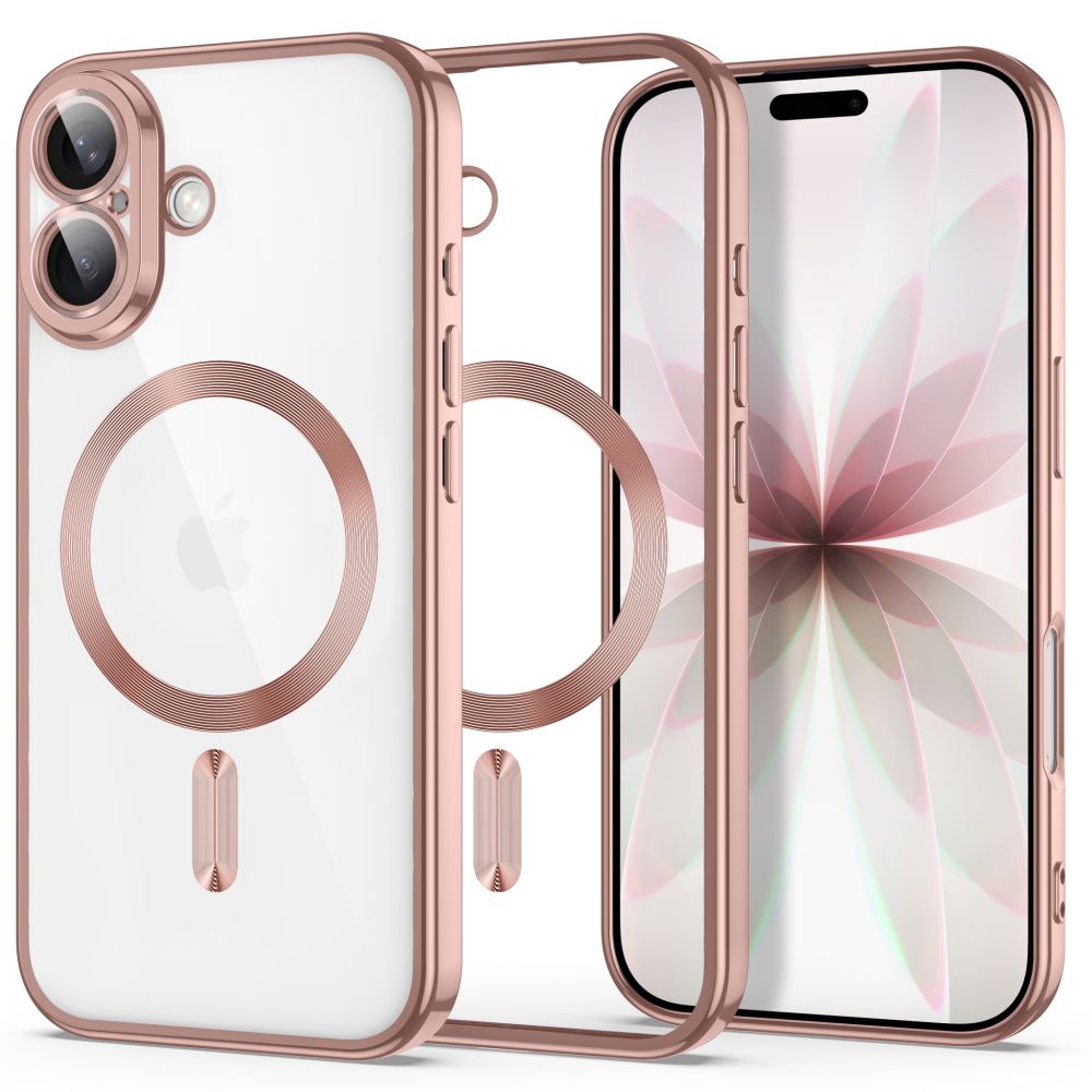 Θήκη iPhone 17 Tech-Protect MagFlex MagSafe Shiny Rose Gold