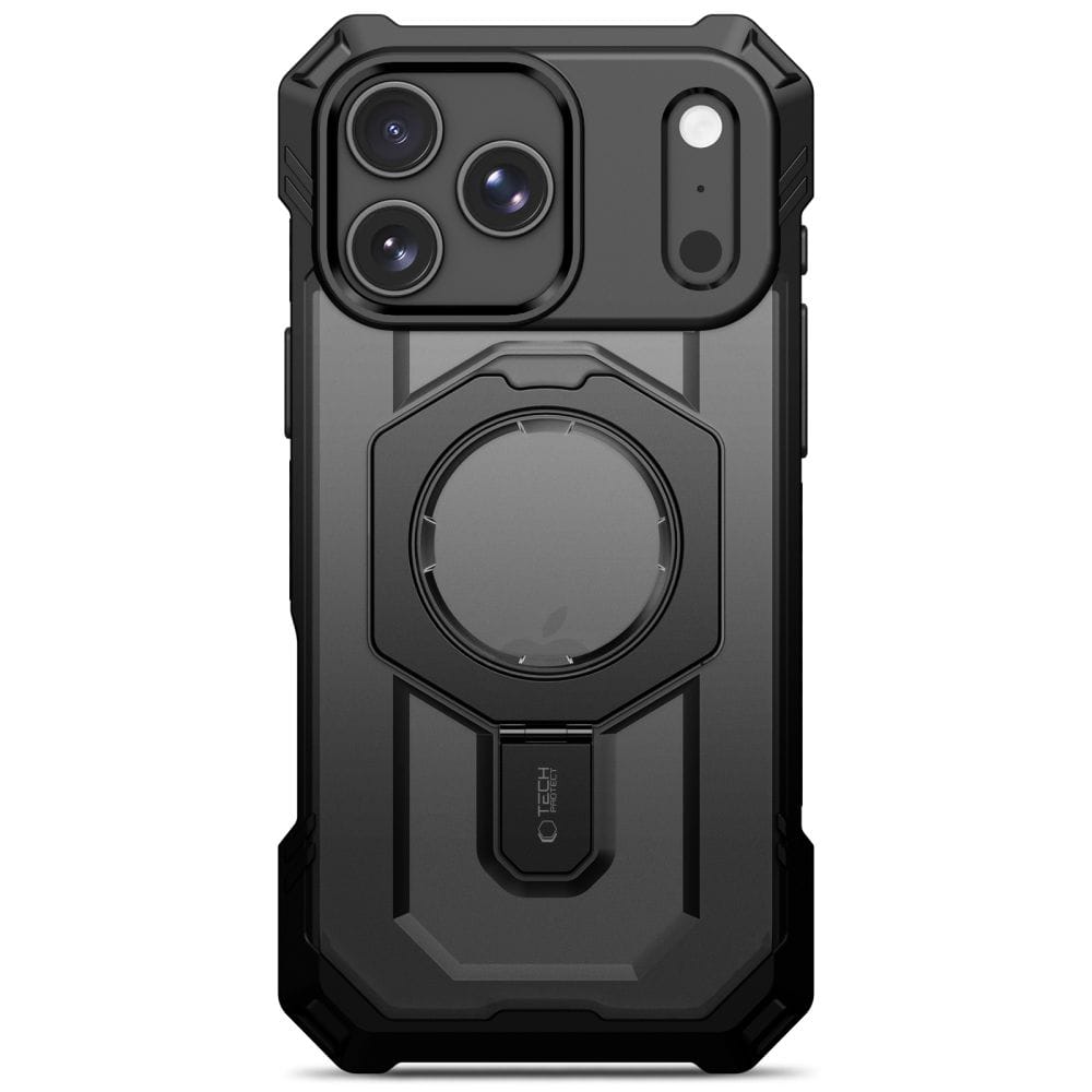 Θήκη iPhone 17 Pro / 18 Pro Tech-Protect MagForce MagSafe με Stand Matte Black - Image 3