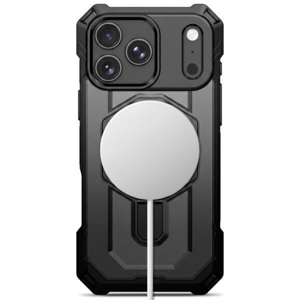 Θήκη iPhone 17 Pro / 18 Pro Tech-Protect MagForce MagSafe με Stand Matte Black - Image 4