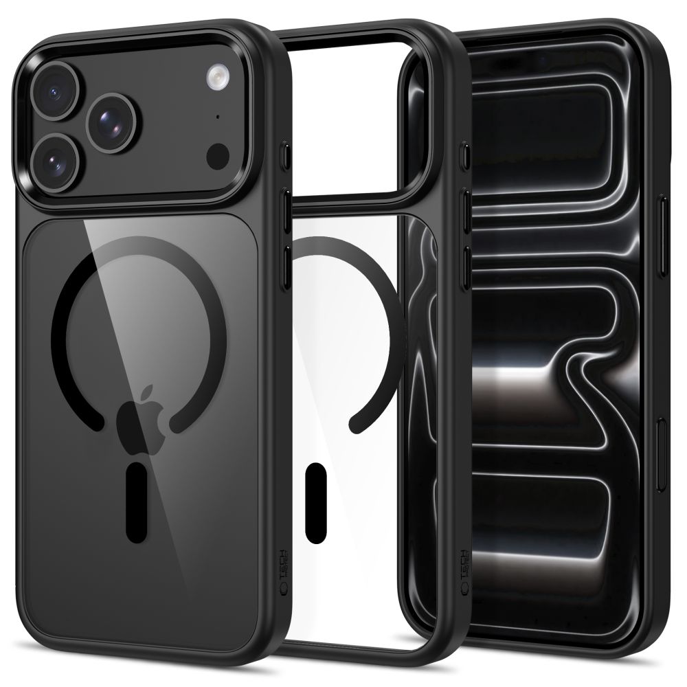 Θήκη iPhone 17 Pro / 18 Pro Tech-Protect MagMat MagSafe CC Black Clear
