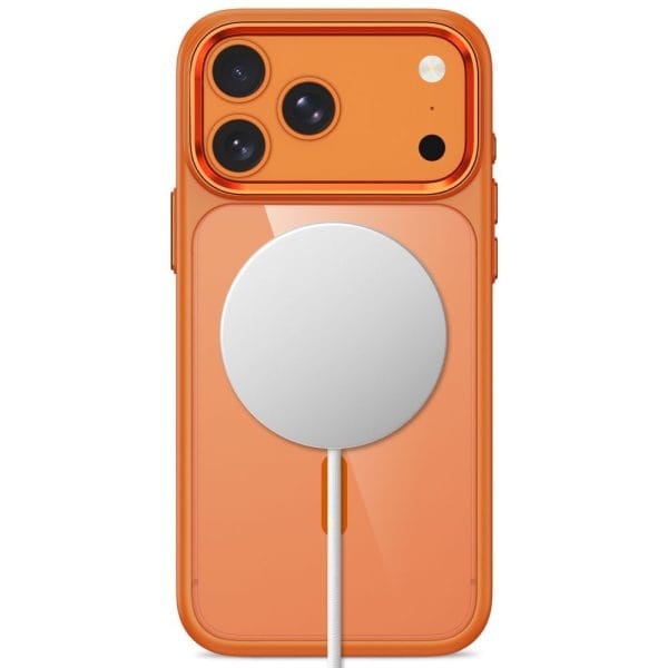 Θήκη iPhone 17 Pro / 18 Pro Tech-Protect MagMat MagSafe CC Cosmic Orange / Clear - Image 4