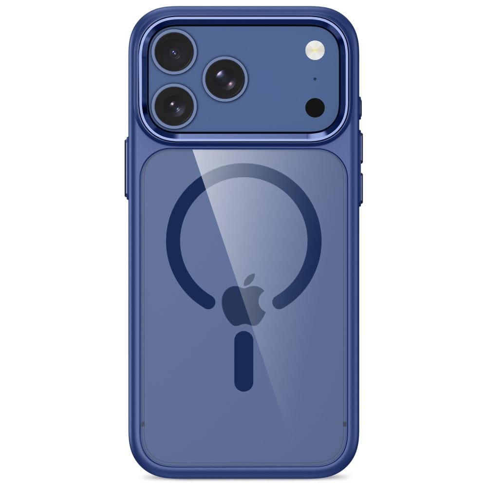 Θήκη iPhone 17 Pro / 18 Pro Tech-Protect MagMat MagSafe CC Deep Blue / Clear - Image 3