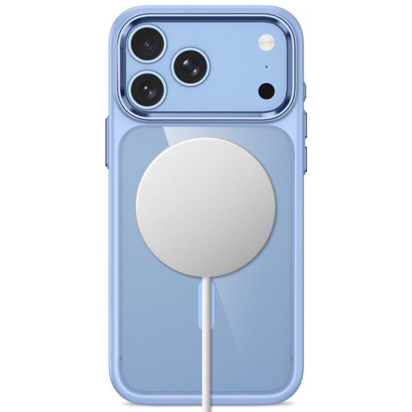 Θήκη iPhone 17 Pro / 18 Pro Tech-Protect MagMat MagSafe CC Light Blue / Clear - Image 4