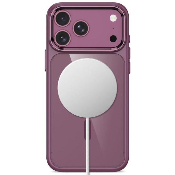 Θήκη iPhone 17 Pro Max / 18 Pro Max Tech-Protect MagMat MagSafe CC Dark Cherry / Clear - Image 4