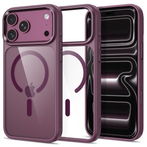 Θήκη iPhone 17 Pro Max / 18 Pro Max Tech-Protect MagMat MagSafe CC Dark Cherry Clear