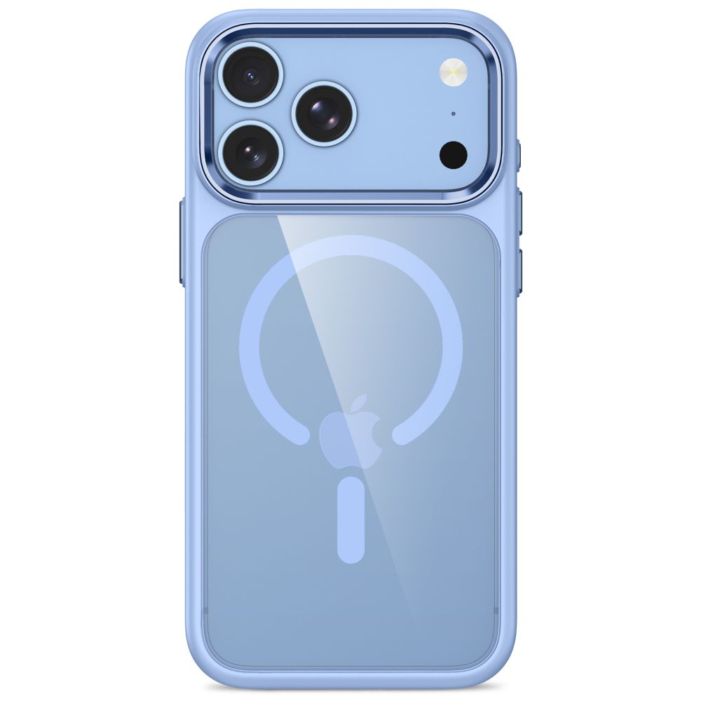 Θήκη iPhone 17 Pro Max / 18 Pro Max Tech-Protect MagMat MagSafe CC Light Blue / Clear - Image 3