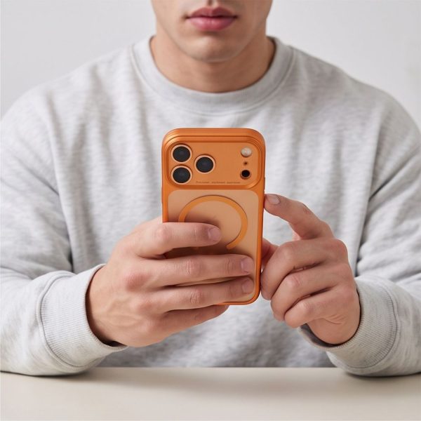 Θήκη iPhone 17 Pro / 18 Pro Tech-Protect MagPrime MagSafe CC Matte Cosmic Orange - Image 5