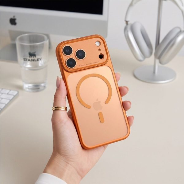 Θήκη iPhone 17 Pro / 18 Pro Tech-Protect MagPrime MagSafe CC Matte Cosmic Orange - Image 6