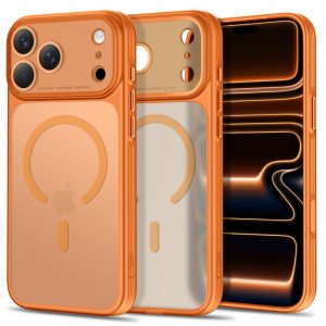 Θήκη iPhone 17 Pro Max / 18 Pro Max Tech-Protect MagPrime MagSafe CC Matte Cosmic Orange