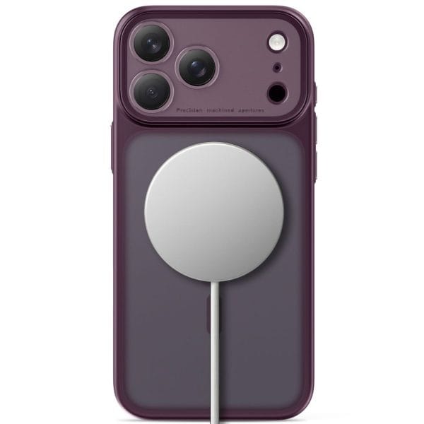 Θήκη iPhone 17 Pro Max / 18 Pro Max Tech-Protect MagPrime MagSafe CC Matte Dark Cherry - Image 4