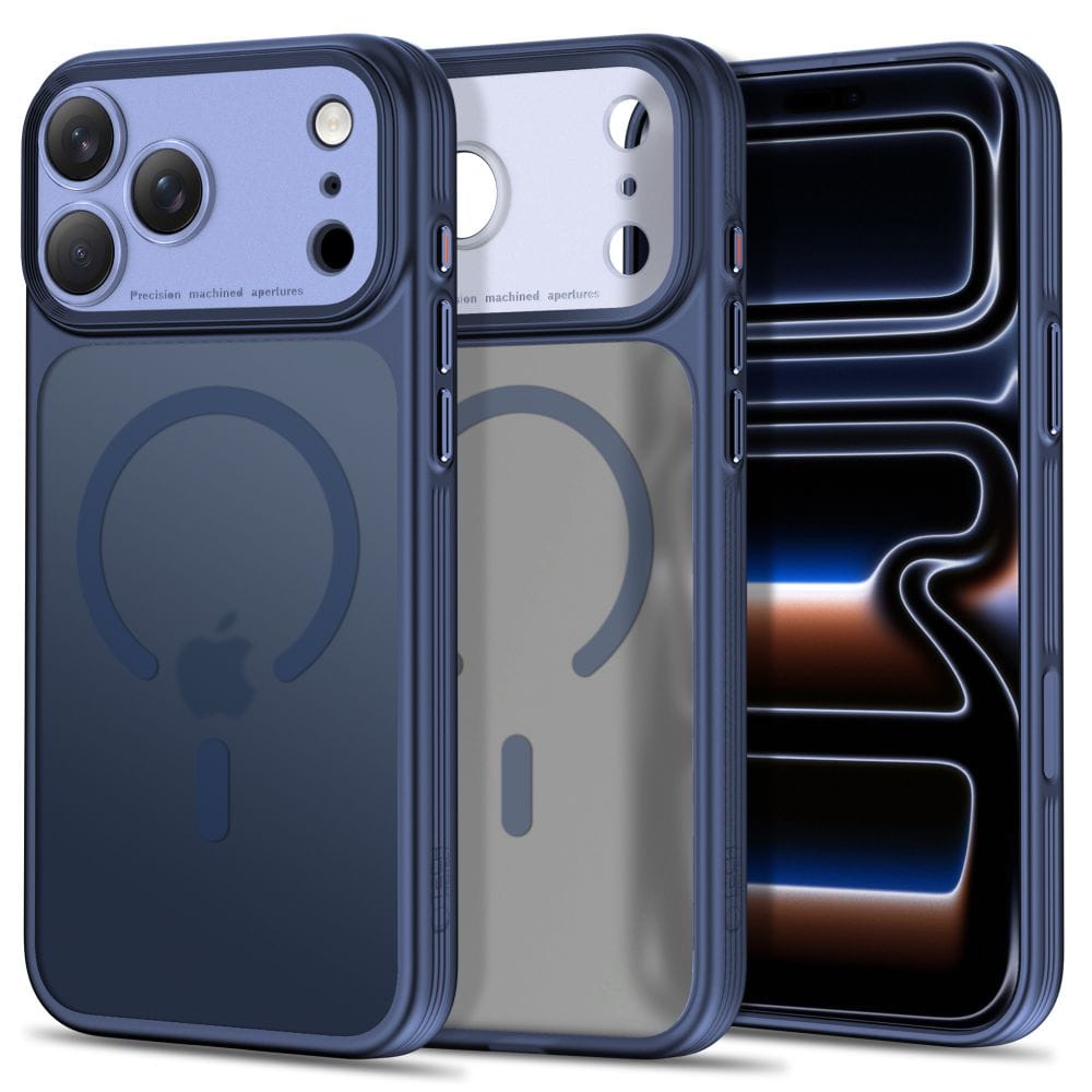 Θήκη iPhone 17 Pro Max / 18 Pro Max Tech-Protect MagPrime MagSafe CC Matte Deep Blue