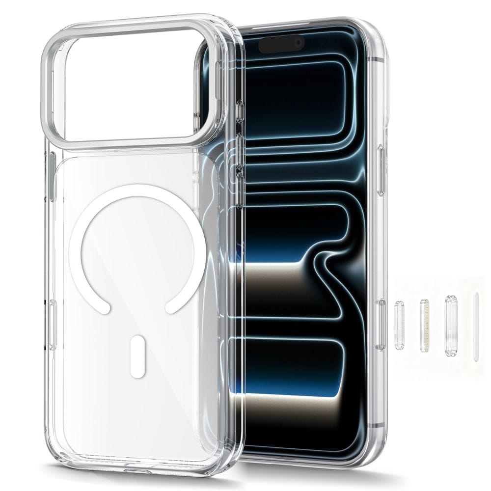 Θήκη iPhone 17 Pro Max / 18 Pro Max Tech-Protect MagStand MagSafe CC Clear - Image 2