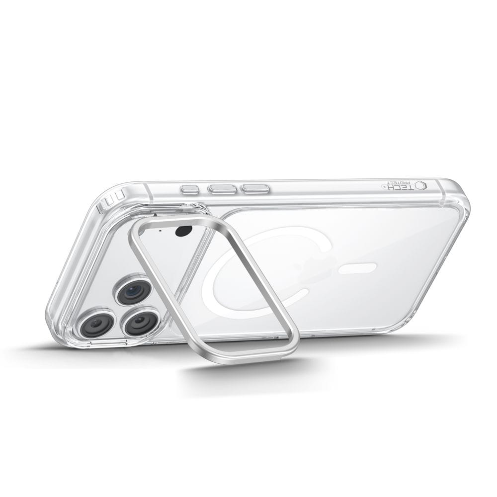 Θήκη iPhone 17 Pro Max / 18 Pro Max Tech-Protect MagStand MagSafe CC Clear - Image 3