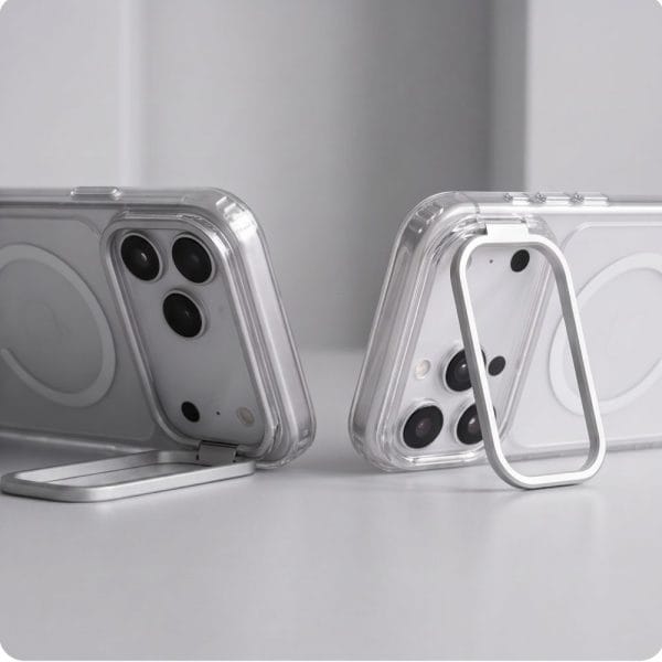 Θήκη iPhone 17 Pro Max / 18 Pro Max Tech-Protect MagStand MagSafe CC Clear - Image 6
