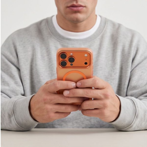 Θήκη iPhone 17 Pro / 18 Pro Tech-Protect MagZero MagSafe Matte Cosmic Orange - Image 6