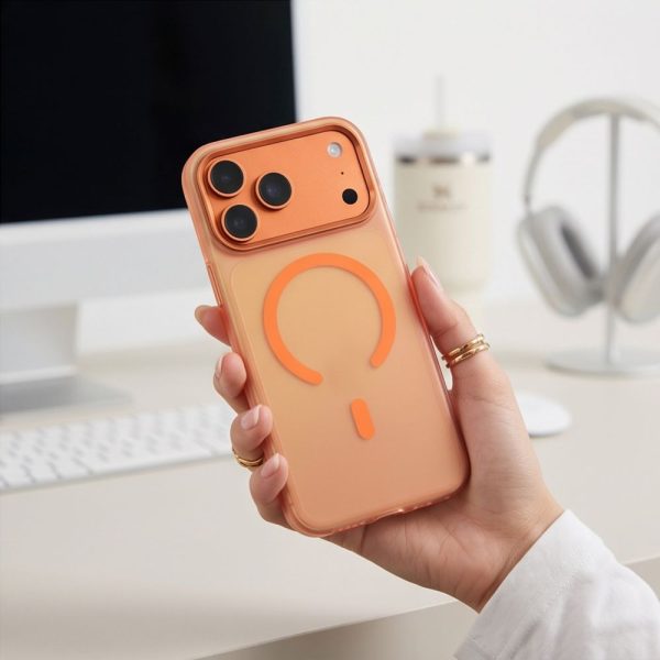 Θήκη iPhone 17 Pro / 18 Pro Tech-Protect MagZero MagSafe Matte Cosmic Orange - Image 7