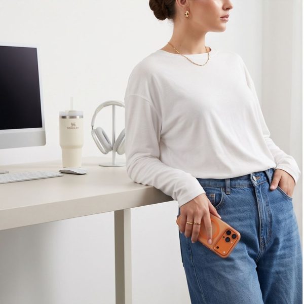 Θήκη iPhone 17 Pro / 18 Pro Tech-Protect MagZero MagSafe Matte Cosmic Orange - Image 8