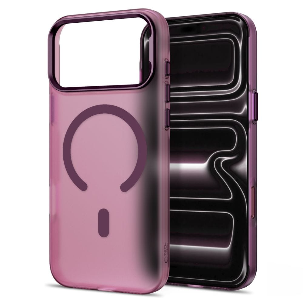 Θήκη iPhone 17 Pro / 18 Pro Tech-Protect MagZero MagSafe Matte Dark Cherry - Image 2