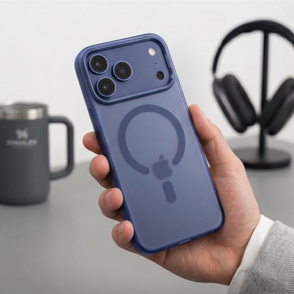 Θήκη iPhone 17 Pro / 18 Pro Tech-Protect MagZero MagSafe Matte Deep Blue - Image 5