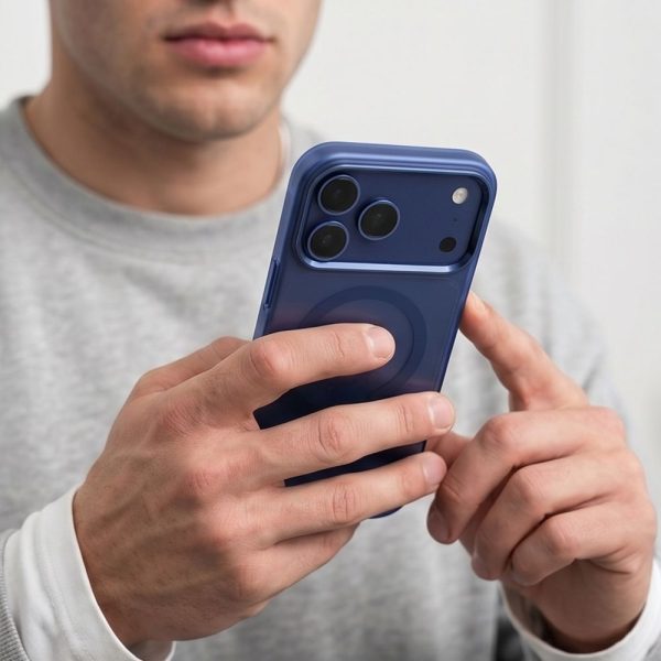 Θήκη iPhone 17 Pro / 18 Pro Tech-Protect MagZero MagSafe Matte Deep Blue - Image 8