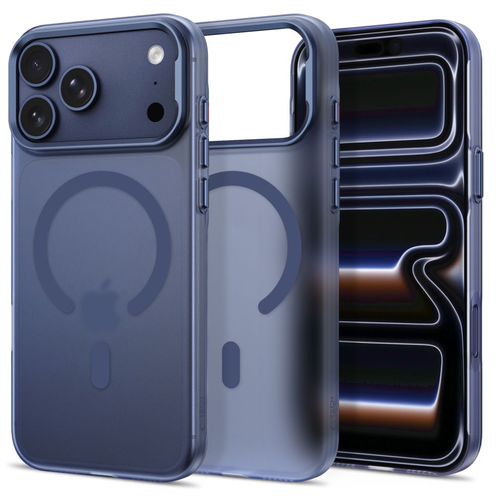 Θήκη iPhone 17 Pro / 18 Pro Tech-Protect MagZero MagSafe Matte Deep Blue