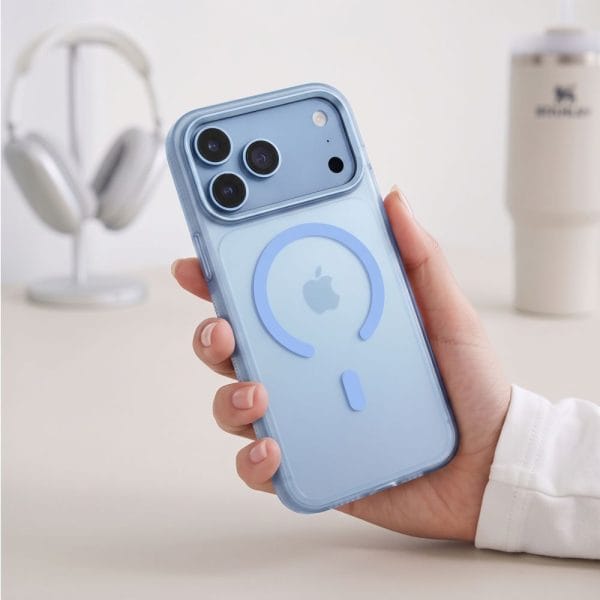Θήκη iPhone 17 Pro / 18 Pro Tech-Protect MagZero MagSafe Matte Light Blue - Image 5