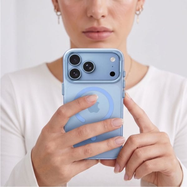 Θήκη iPhone 17 Pro / 18 Pro Tech-Protect MagZero MagSafe Matte Light Blue - Image 6