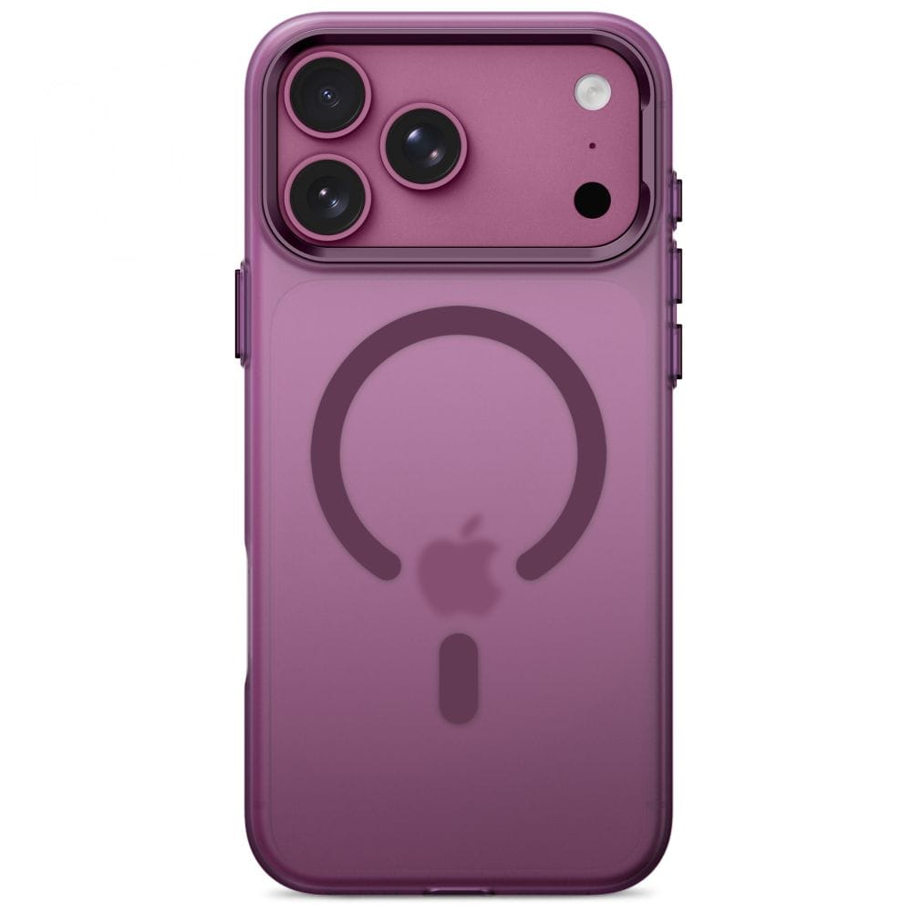 Θήκη iPhone 17 Pro Max / 18 Pro Max Tech-Protect MagZero MagSafe Matte Dark Cherry - Image 3