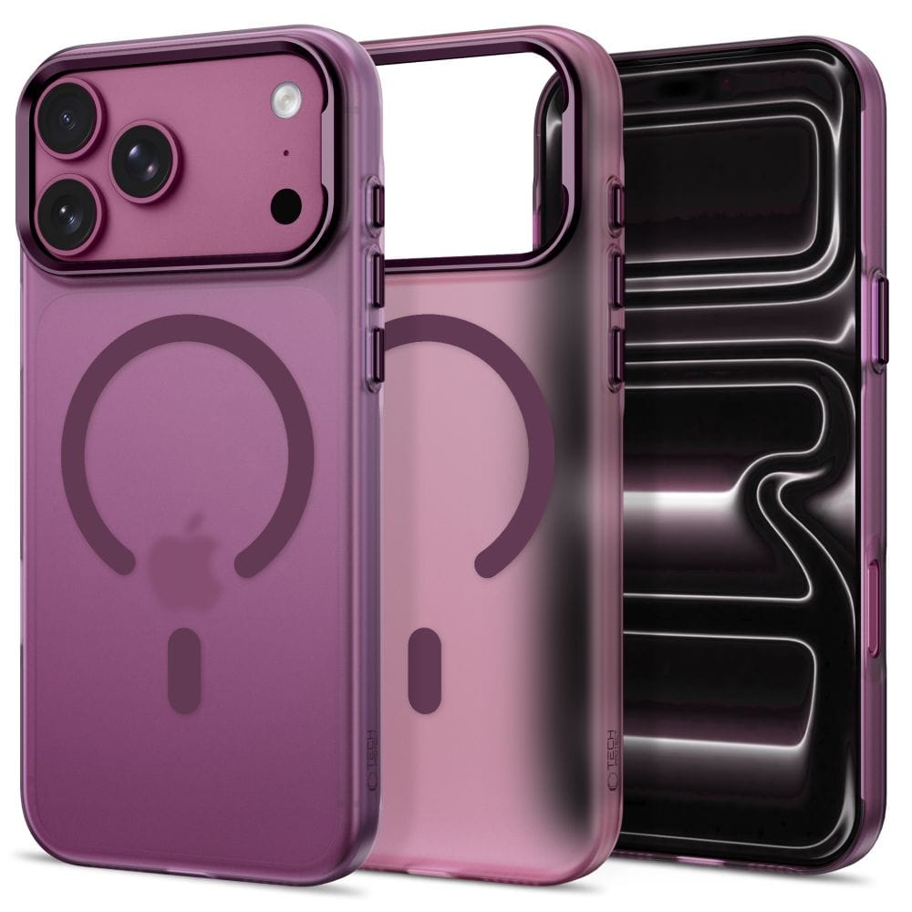 Θήκη iPhone 17 Pro Max / 18 Pro Max Tech-Protect MagZero MagSafe Matte Dark Cherry