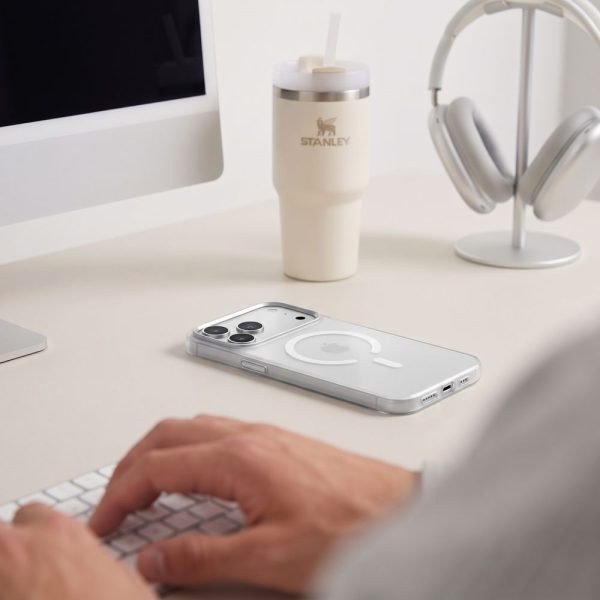 Θήκη iPhone 17 Pro Max / 18 Pro Max Tech-Protect MagZero MagSafe Matte White - Image 5