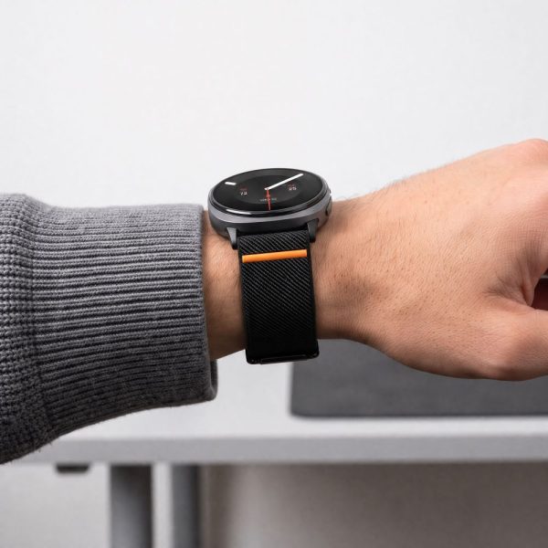 Λουράκι Samsung Galaxy Watch 8 / 9 / Classic 40 / 44 / 46mm Tech-Protect Nylon Clasp Black - Image 5