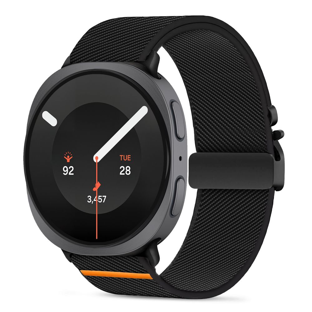 Λουράκι Samsung Galaxy Watch 8 / 9 / Classic 40 / 44 / 46mm Tech-Protect Nylon Clasp Black