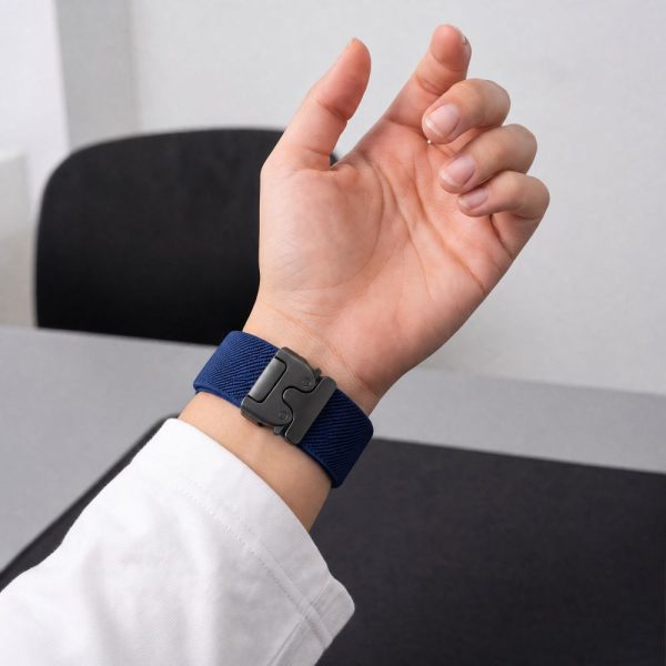 Λουράκι Samsung Galaxy Watch 8 / 9 / Classic 40 / 44 / 46mm Tech-Protect Nylon Clasp Navy Blue - Image 4
