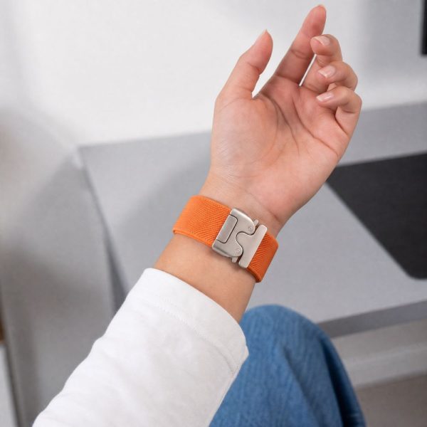 Λουράκι Samsung Galaxy Watch 8 / 9 / Classic 40 / 44 / 46mm Tech-Protect Nylon Clasp Orange - Image 4