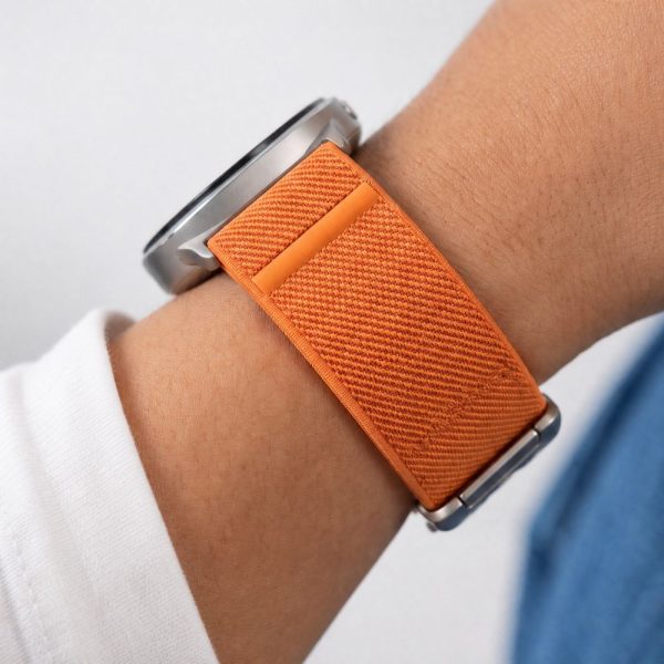 Λουράκι Samsung Galaxy Watch 8 / 9 / Classic 40 / 44 / 46mm Tech-Protect Nylon Clasp Orange - Image 6