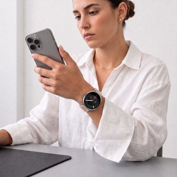 Λουράκι Samsung Galaxy Watch 8 / 9 / Classic 40 / 44 / 46mm Tech-Protect Nylon Clasp Starlight - Image 4