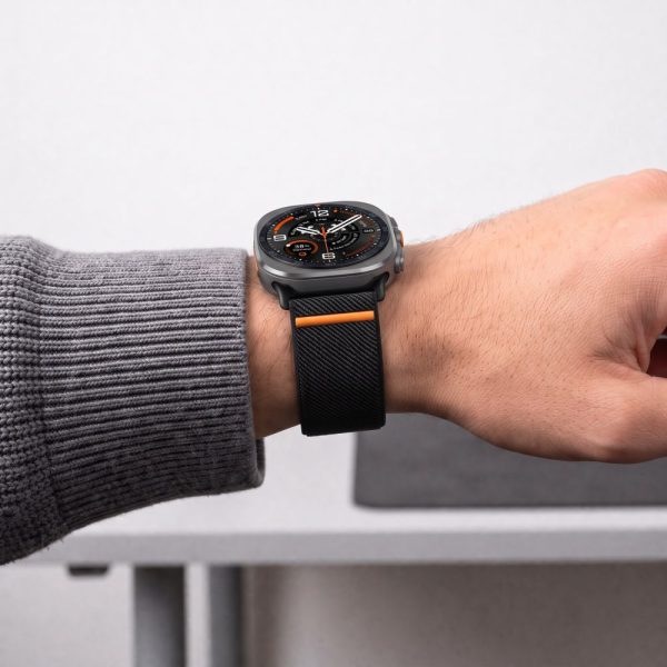 Λουράκι Samsung Galaxy Watch Ultra / Ultra 2 47mm (2024–2026) Tech-Protect Nylon Clasp Black - Image 5