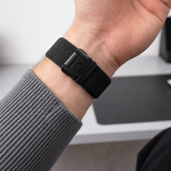Λουράκι Samsung Galaxy Watch Ultra / Ultra 2 47mm (2024–2026) Tech-Protect Nylon Clasp Black - Image 6