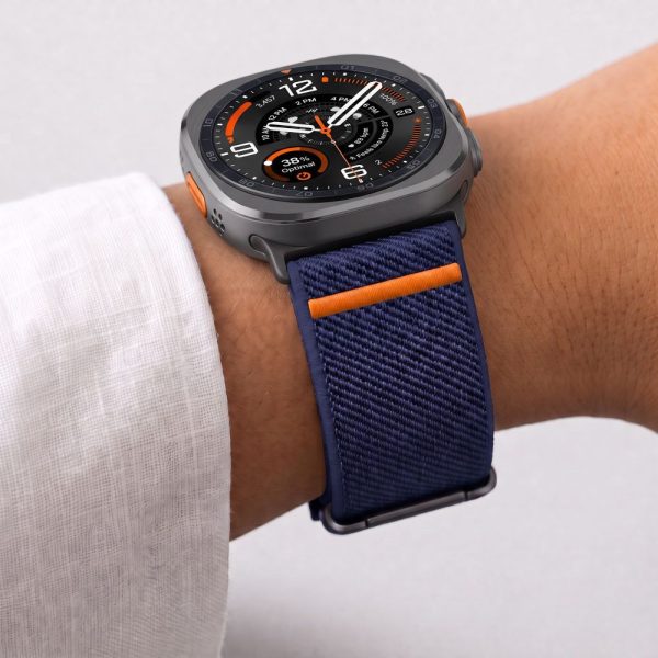 Λουράκι Samsung Galaxy Watch Ultra / Ultra 2 47mm (2024–2026) Tech-Protect Nylon Clasp Navy Blue - Image 6
