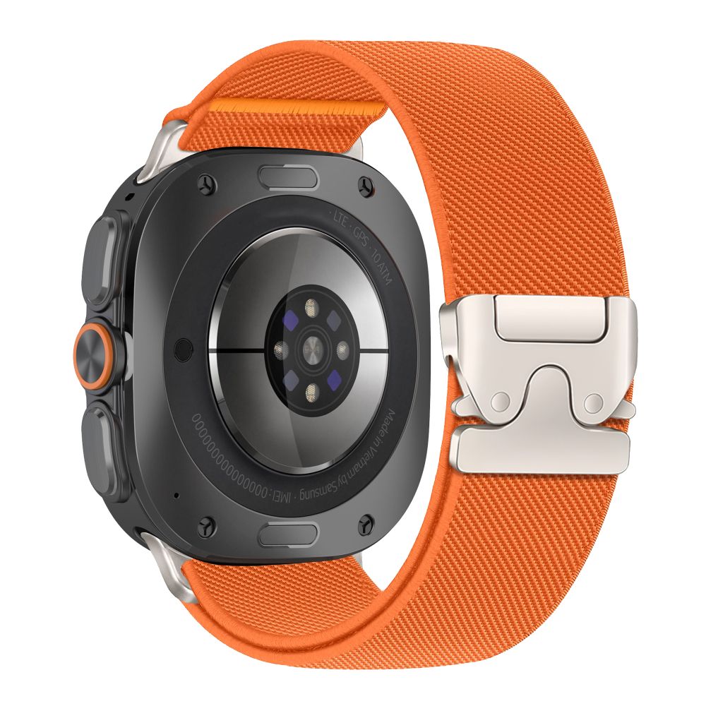 Λουράκι Samsung Galaxy Watch Ultra / Ultra 2 47mm (2024–2026) Tech-Protect Nylon Clasp Orange - Image 2