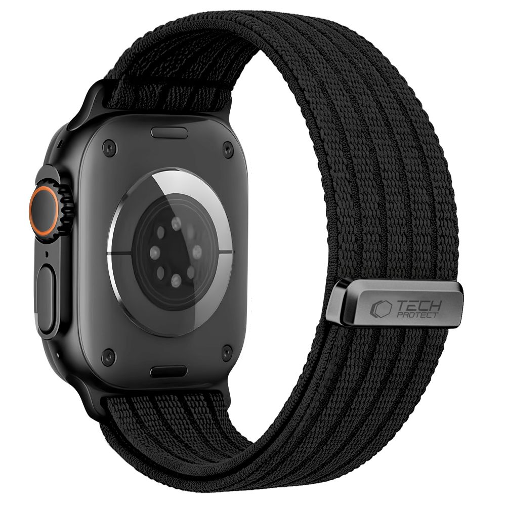Λουράκι Apple Watch 44 / 45 / 46 / 49mm Tech-Protect Nylon Black - Image 2