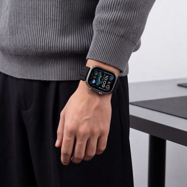 Λουράκι Apple Watch 44 / 45 / 46 / 49mm Tech-Protect Nylon Black - Image 5