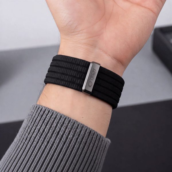 Λουράκι Apple Watch 44 / 45 / 46 / 49mm Tech-Protect Nylon Black - Image 6