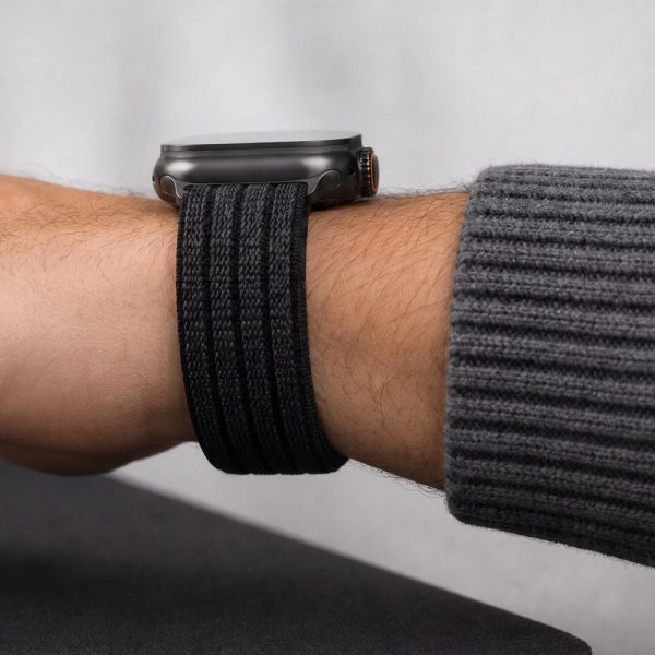 Λουράκι Apple Watch 44 / 45 / 46 / 49mm Tech-Protect Nylon Black - Image 7