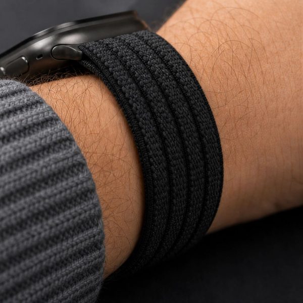 Λουράκι Apple Watch 44 / 45 / 46 / 49mm Tech-Protect Nylon Black - Image 8