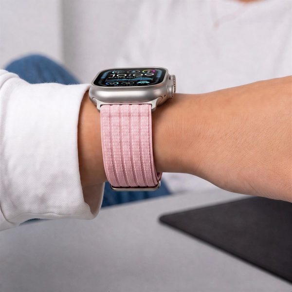 Λουράκι Apple Watch 44 / 45 / 46 / 49mm Tech-Protect Nylon Sport Light Pink - Image 7