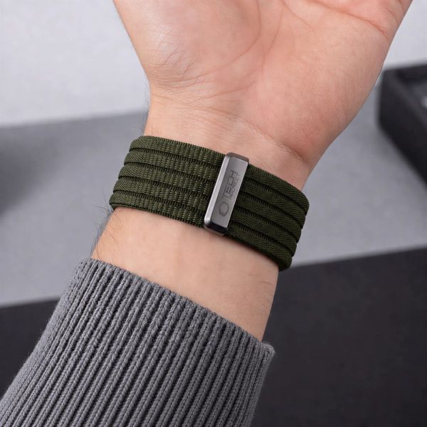 Λουράκι Apple Watch 44 / 45 / 46 / 49mm Tech-Protect Nylon Military Green - Image 6