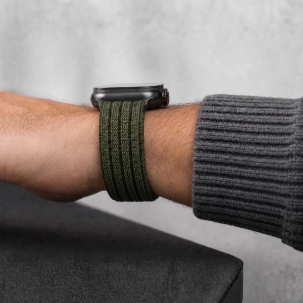 Λουράκι Apple Watch 44 / 45 / 46 / 49mm Tech-Protect Nylon Military Green - Image 7