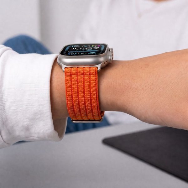 Λουράκι Apple Watch 44 / 45 / 46 / 49mm Tech-Protect Nylon Sport Orange - Image 7