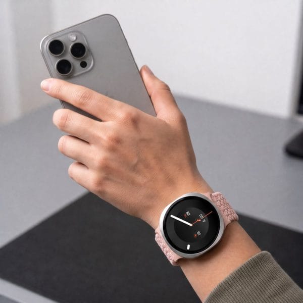Λουράκι Samsung Galaxy Watch 8 / 9 / Classic 40 / 44 / 46mm Tech-Protect NylonMag Dusty Rose - Image 7
